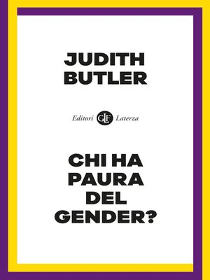 cover image of Chi ha paura del gender?